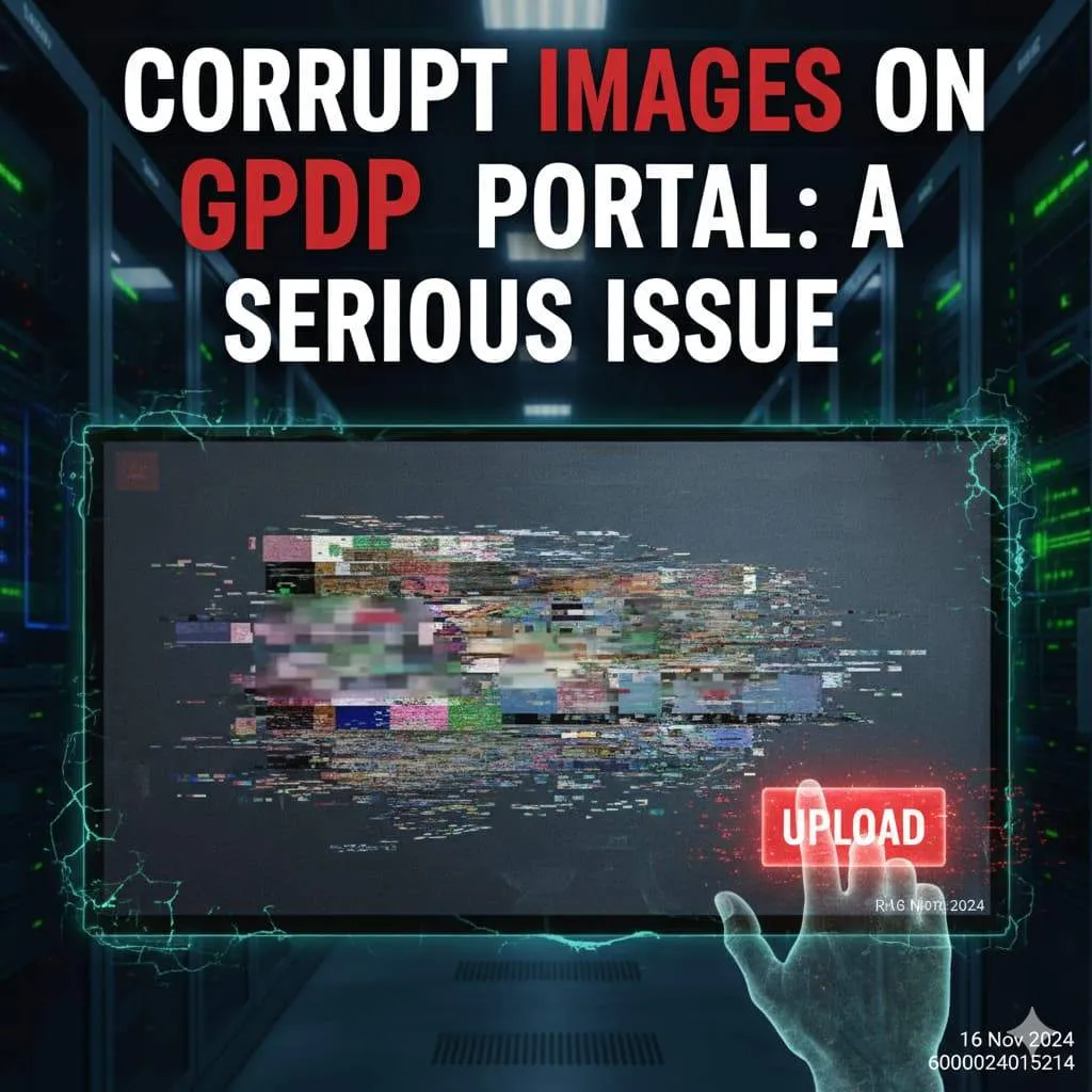 Corrupt Images on GPDP Portal: A Serious Issue