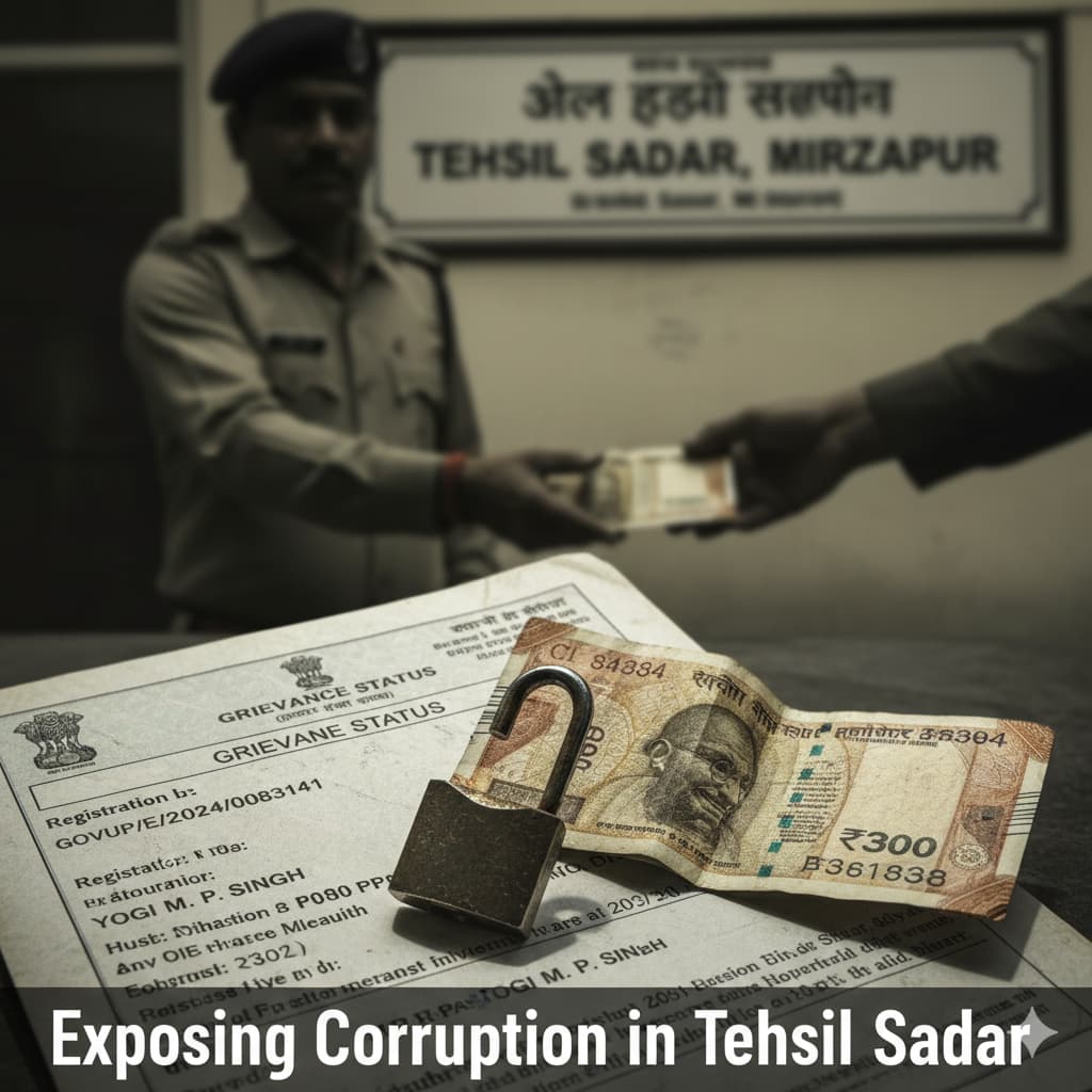 Exposing Corruption in Tehsil Sadar Mirzapur