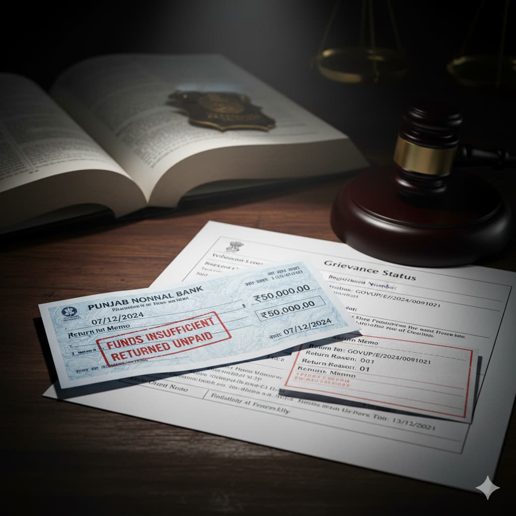 Cheque Bounce Grievance: Legal Actions in Uttar Pradesh