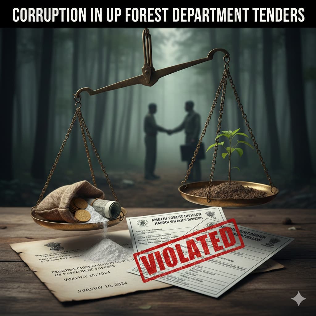Corruption in UP Forest Department Tenders