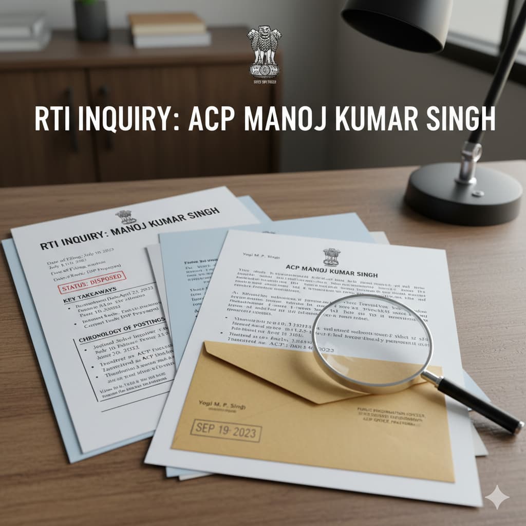 ACP Manoj Kumar Singh: Service Details Revealed