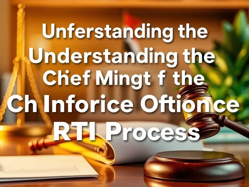 Understanding the Chief Minister Office RTI Process