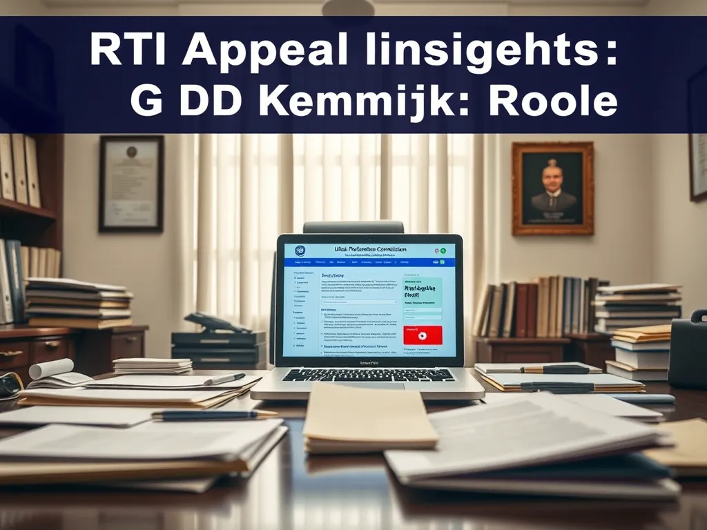 RTI Appeal Insights: DG Karmik’s Role