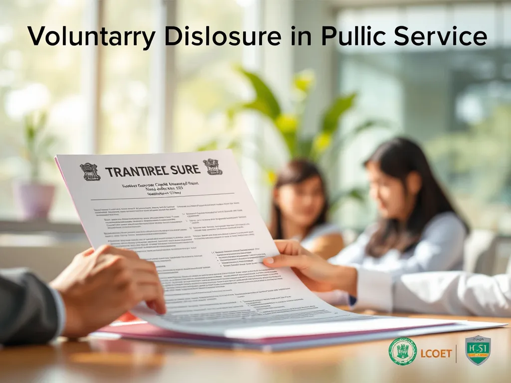Key Facts About Voluntary Disclosure in Public Service