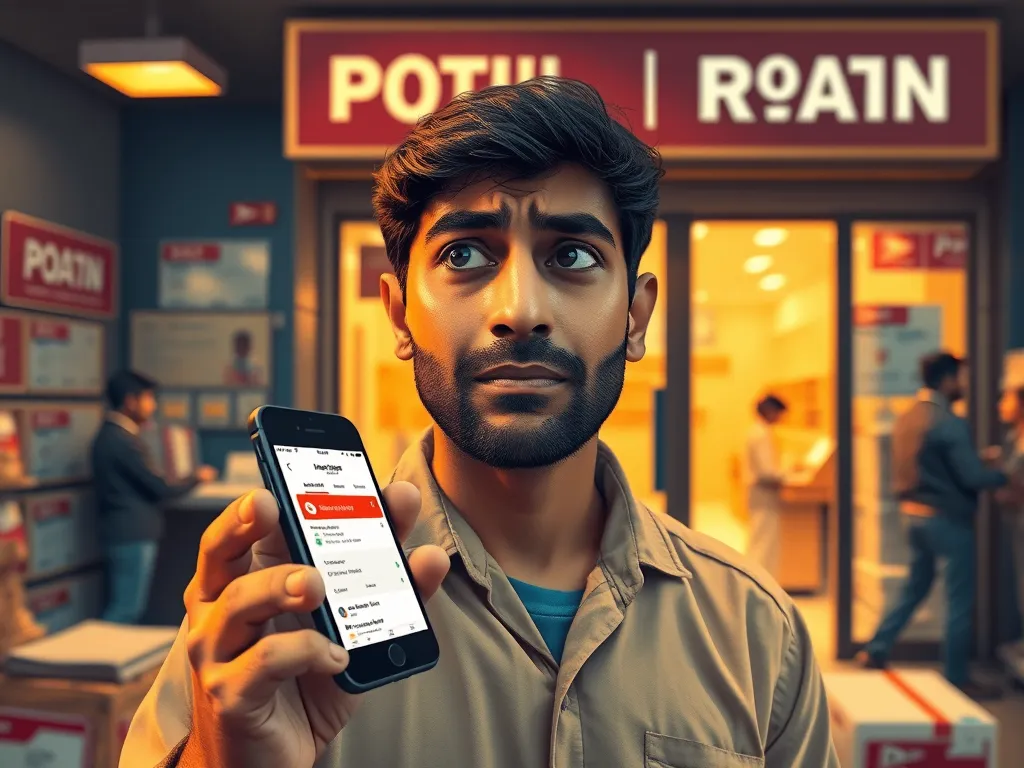 No delivery of speed post in 12 days