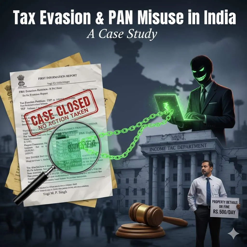 Tax Evasion & PAN Misuse in India: A Case Study