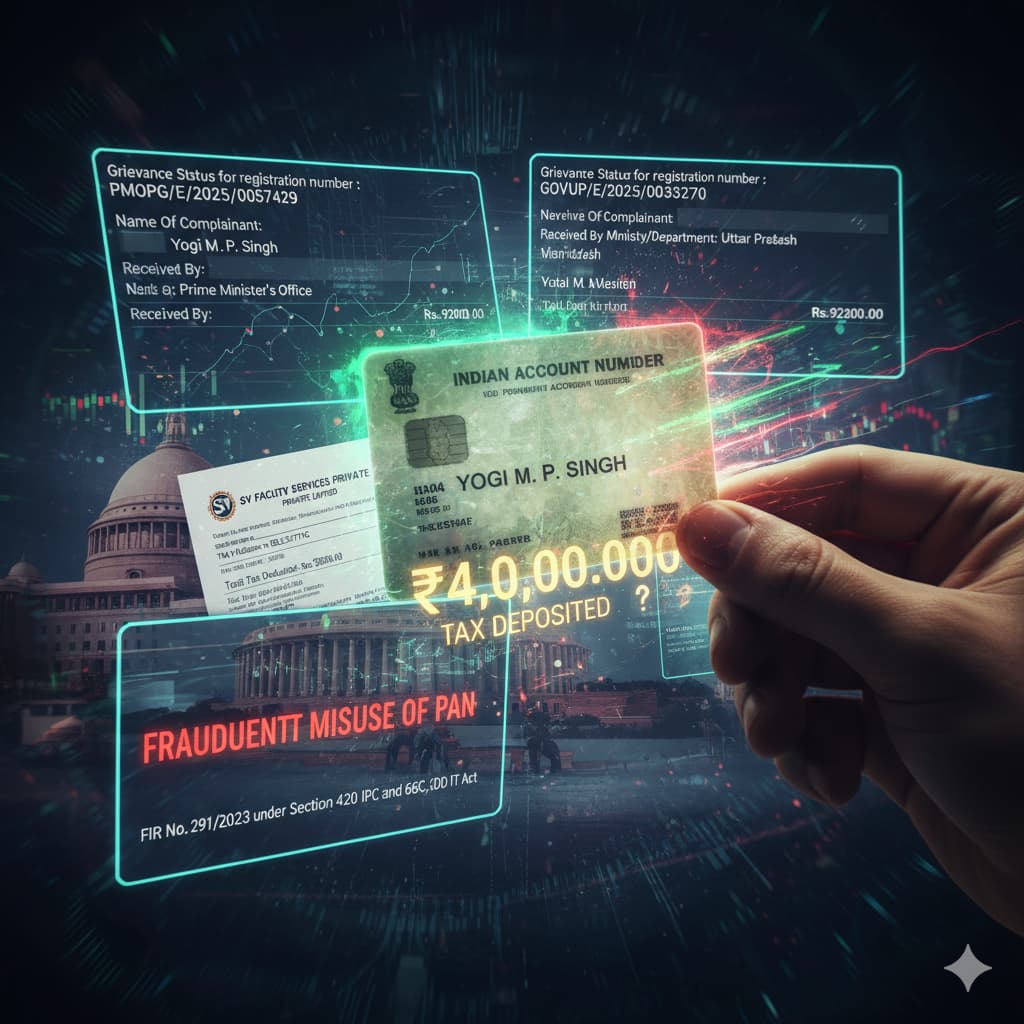 Yogi M. P. Singh’s Grievance on Income Tax Fraud