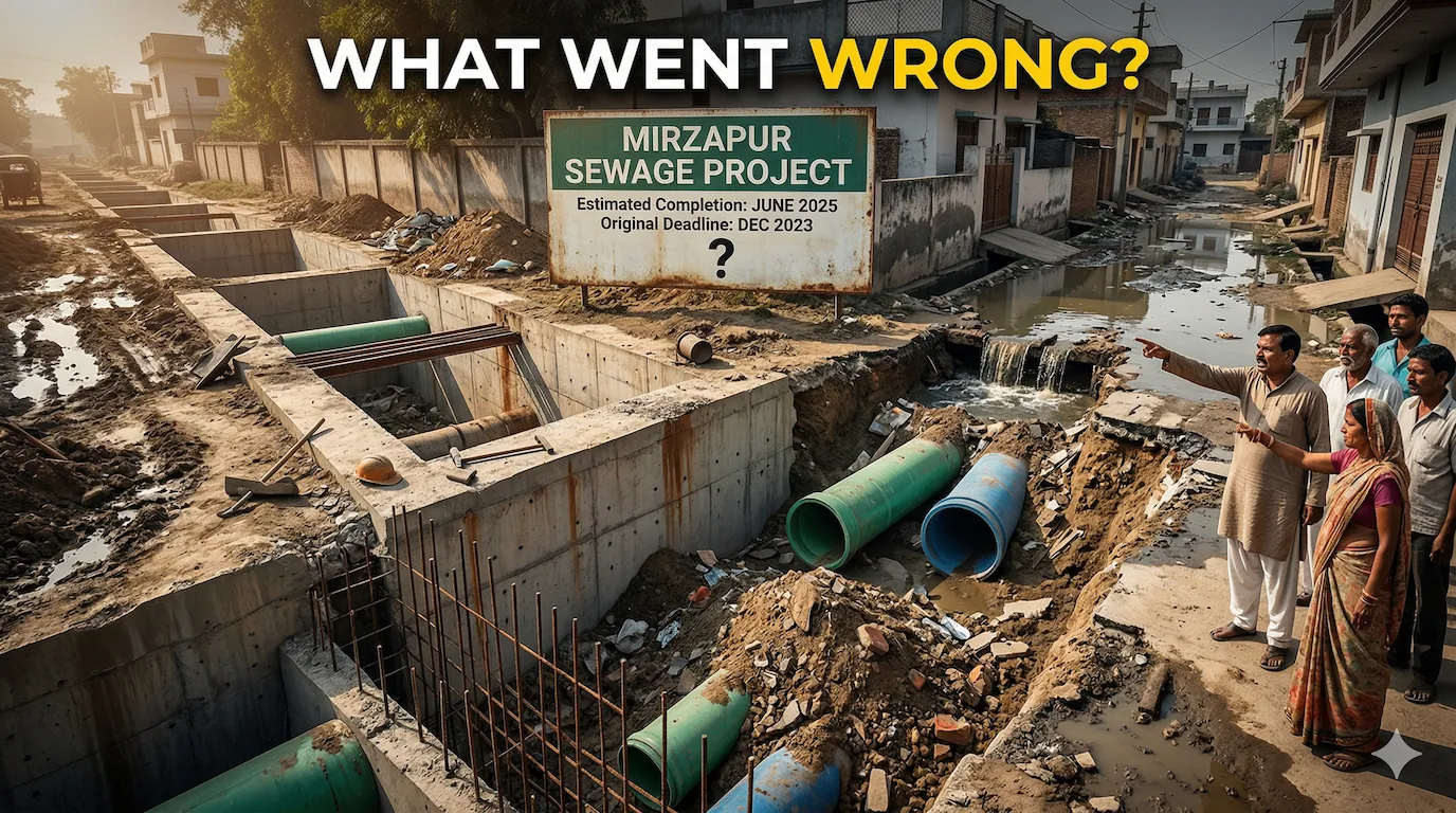 Sewage Project Delays in Uttar Pradesh: What Went Wrong?