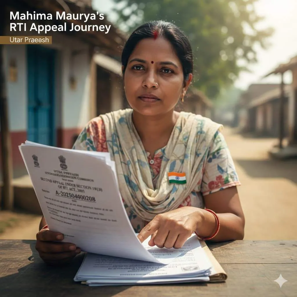 Mahima Maurya’s RTI Appeal Journey in Uttar Pradesh