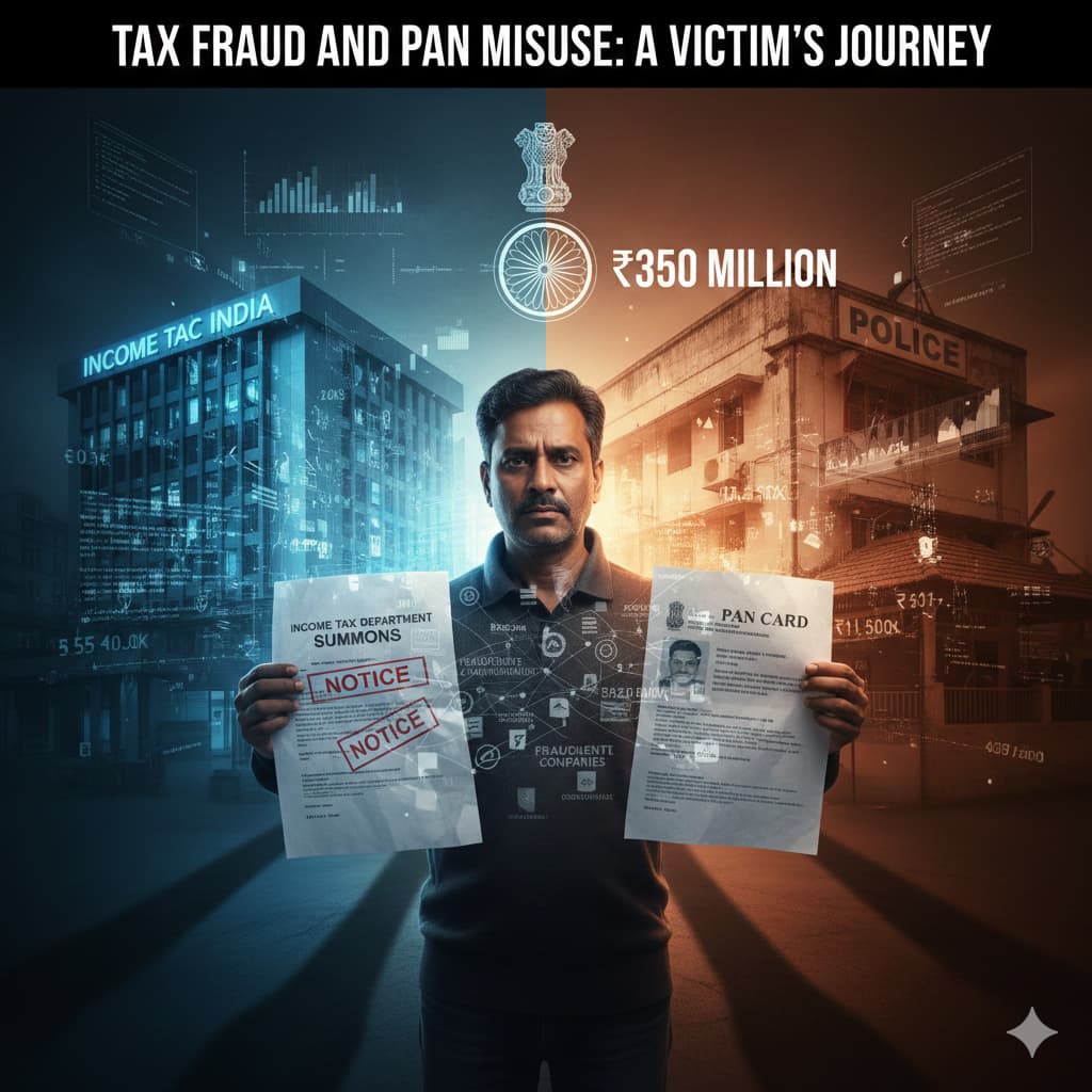 Tax Fraud and PAN Misuse: A Victim’s Journey
