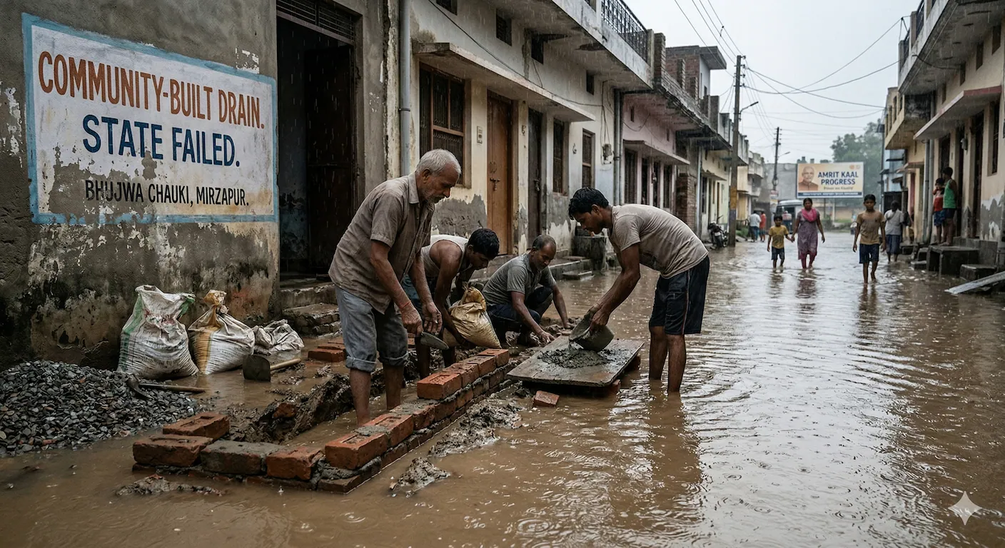 Waterlogging in Bhujwa Chauki: A Community Struggle
