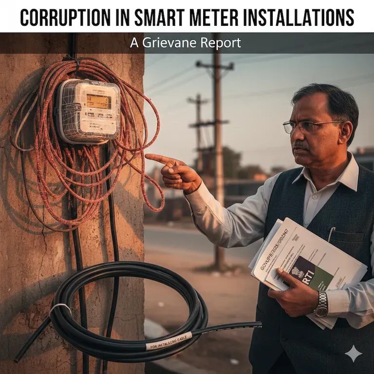Corruption in Smart Meter Installations: A Grievance Report