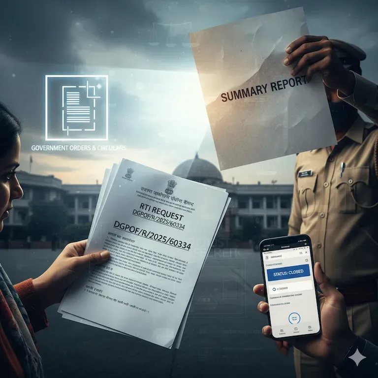 Uttar Pradesh Police Accountability in RTI Requests