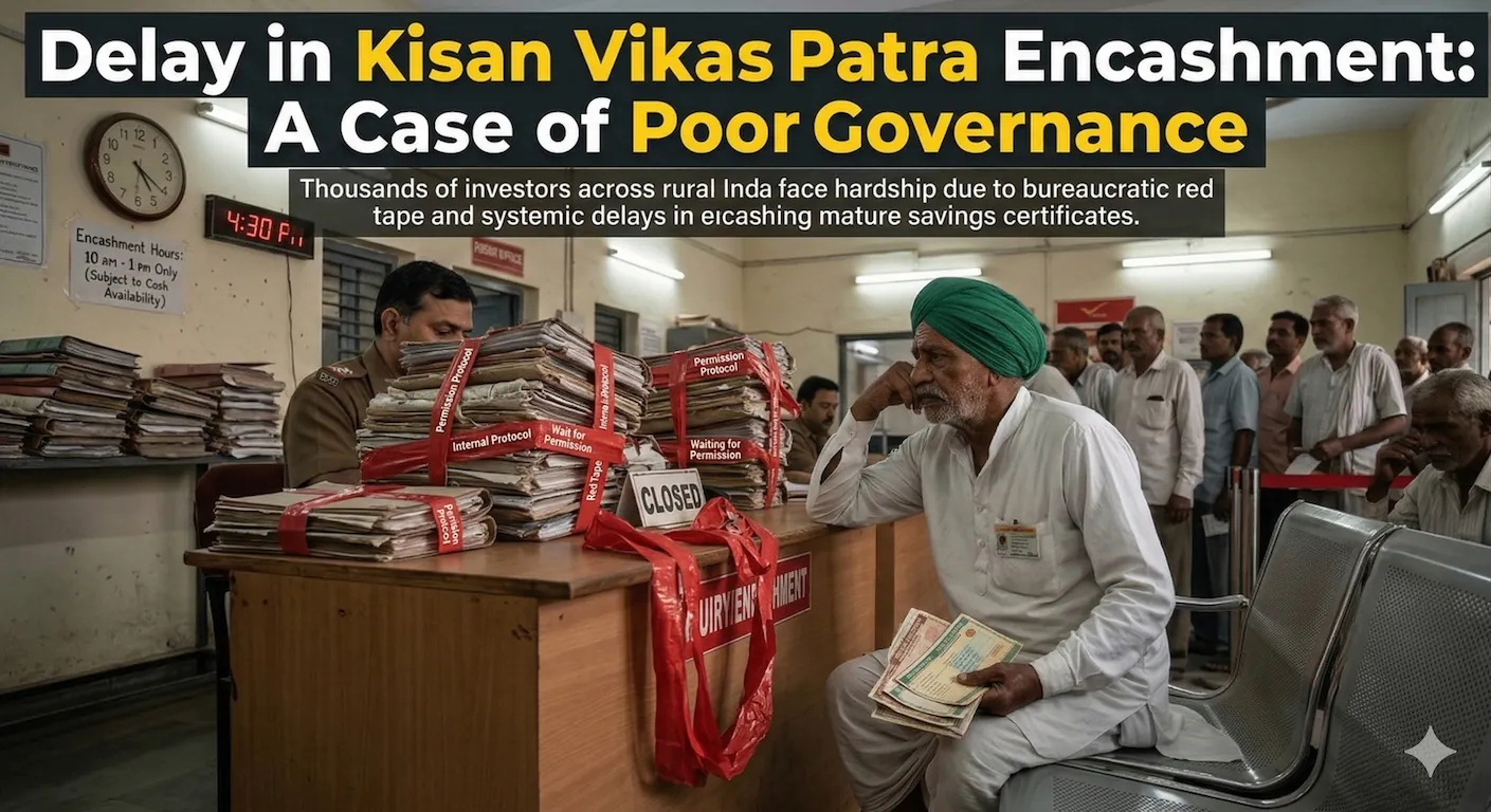 Delay in Kisan Vikas Patra Encashment Issues