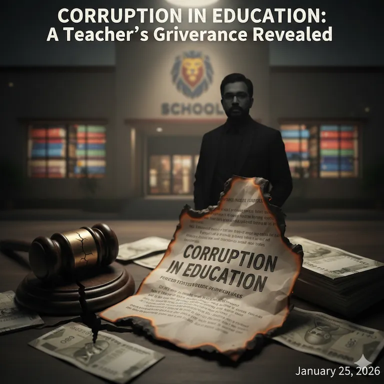 Corruption in Education: A Teacher’s Grievance Revealed