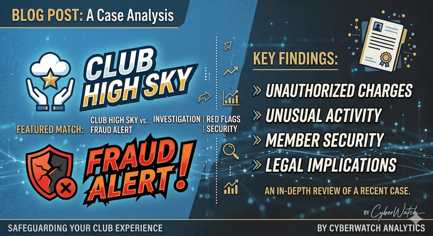 CLUB HIGH SKY & Fraud Alert: A Case Analysis