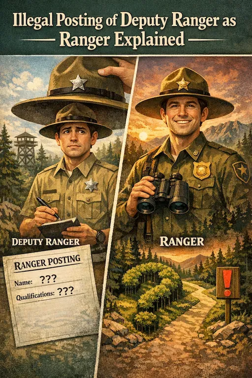 Illegal Posting of Deputy Ranger as Ranger Explained