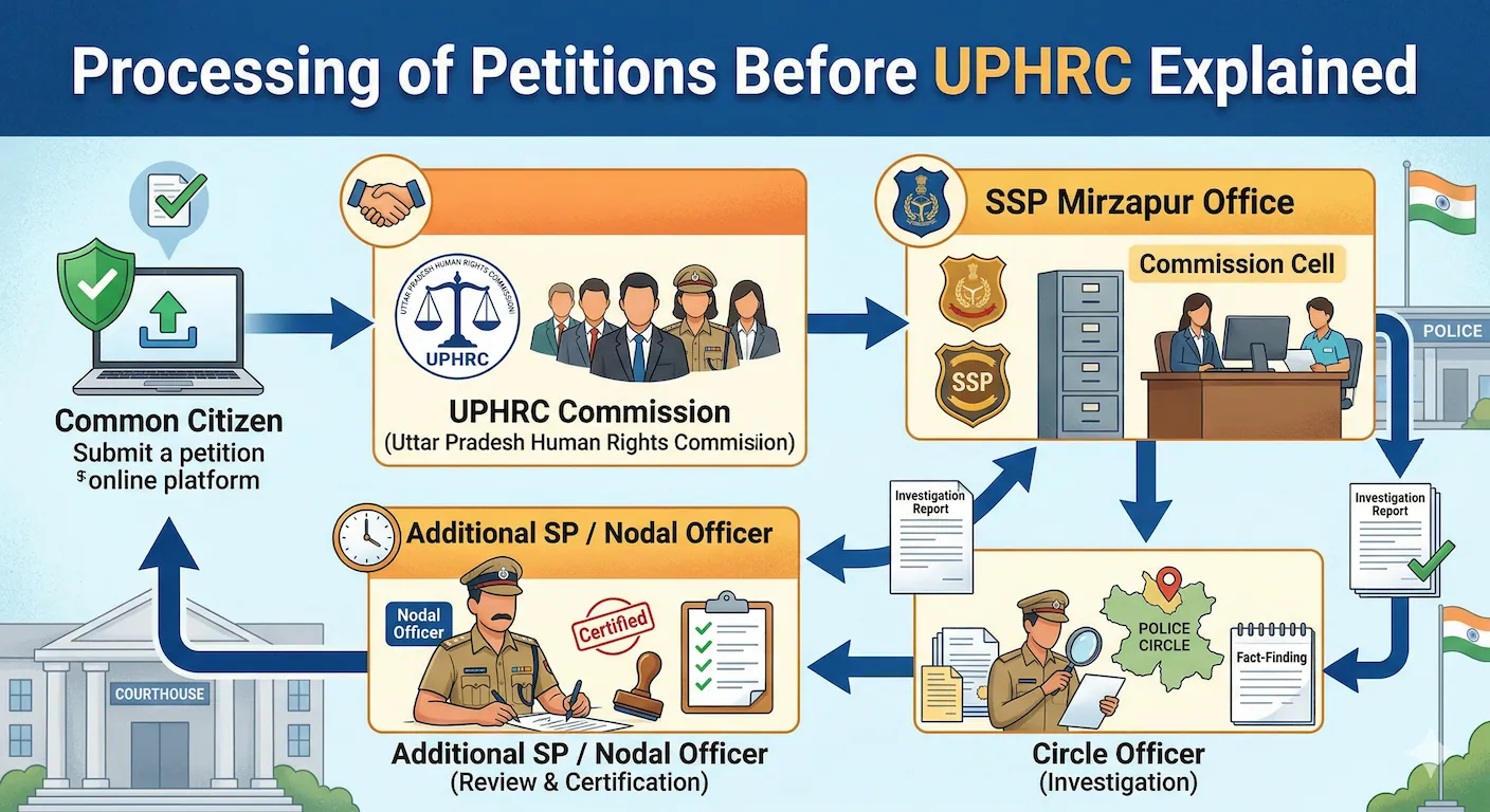 Processing of Petitions Before UPHRC Explained
