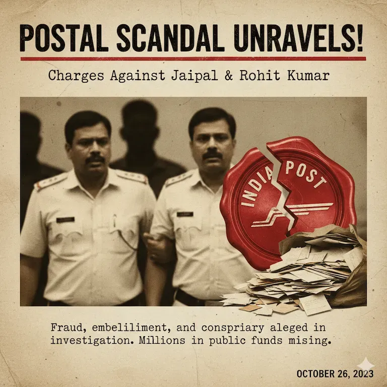 Charges Against Jaipal & Rohit Kumar in Postal Scandal