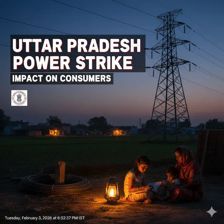 Uttar Pradesh Power Strike Impact on Consumers