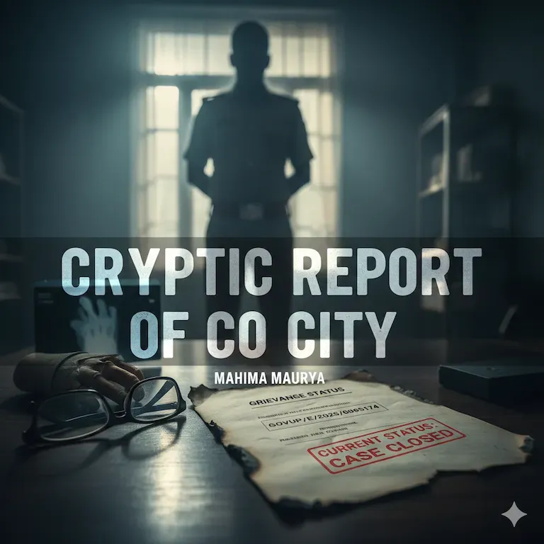 Cryptic report of CO city in case of Mahima Maurya