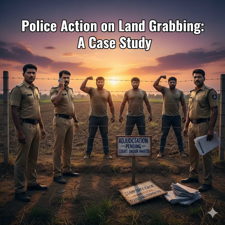 Police Action on Land Grabbing: A Case Study