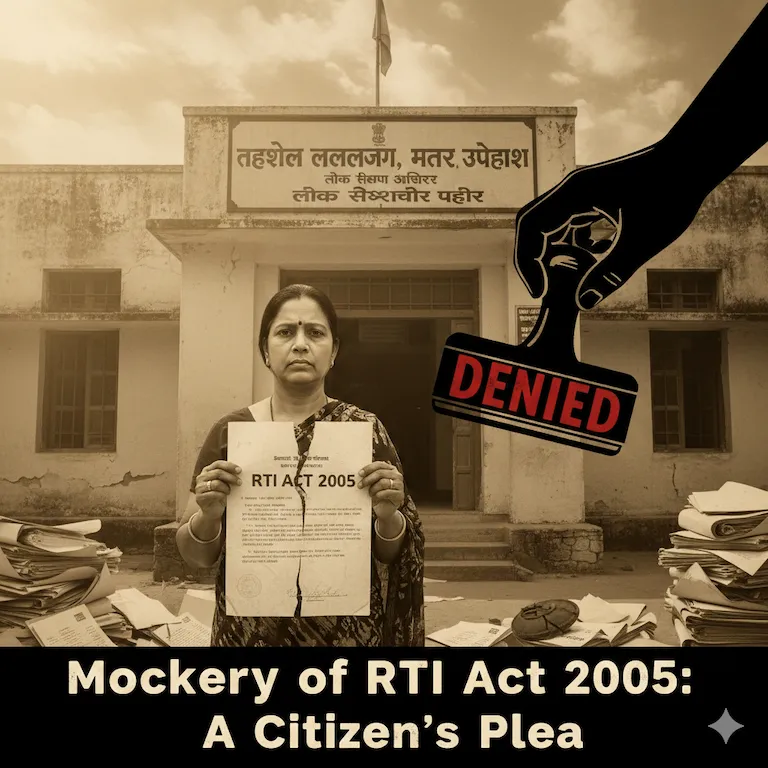 Mockery of RTI Act 2005: A Citizen’s Plea