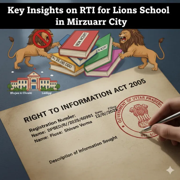 Key Insights on RTI for Lions School in Mirzapur City