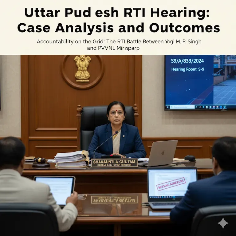 Uttar Pradesh RTI Hearing: Case Analysis and Outcomes