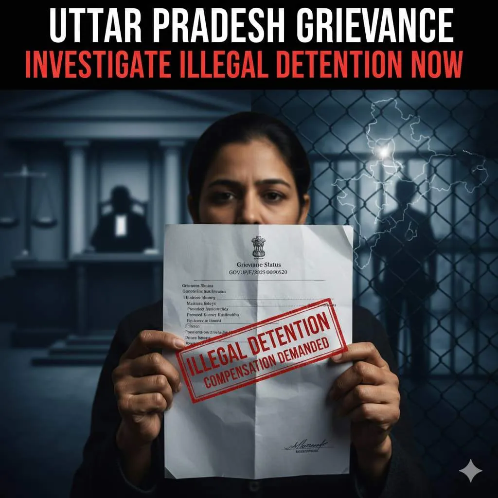 Uttar Pradesh Grievance: Investigate Illegal Detention Now