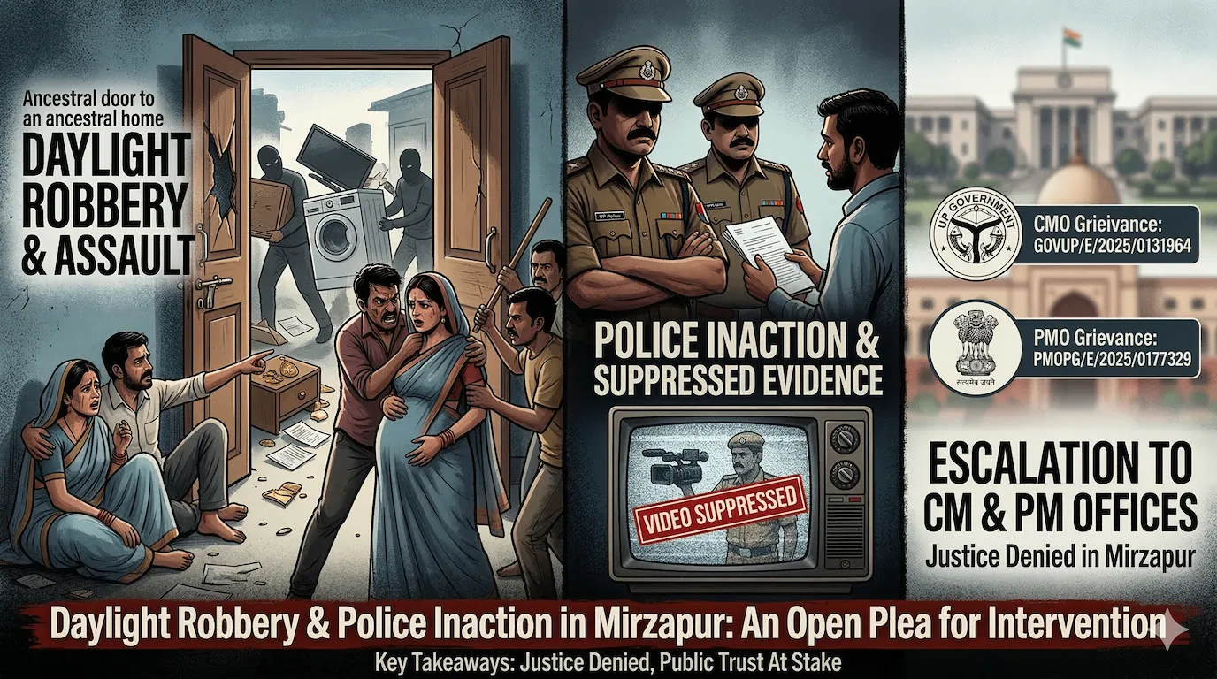 Daylight Robbery & Police Inaction in Mirzapur