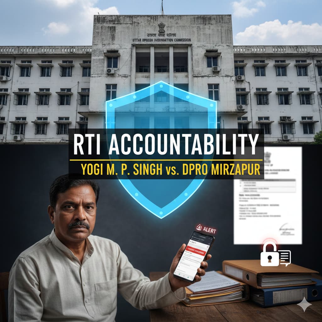 RTI Accountability: Yogi M. P. Singh vs. DPRO Mirzapur