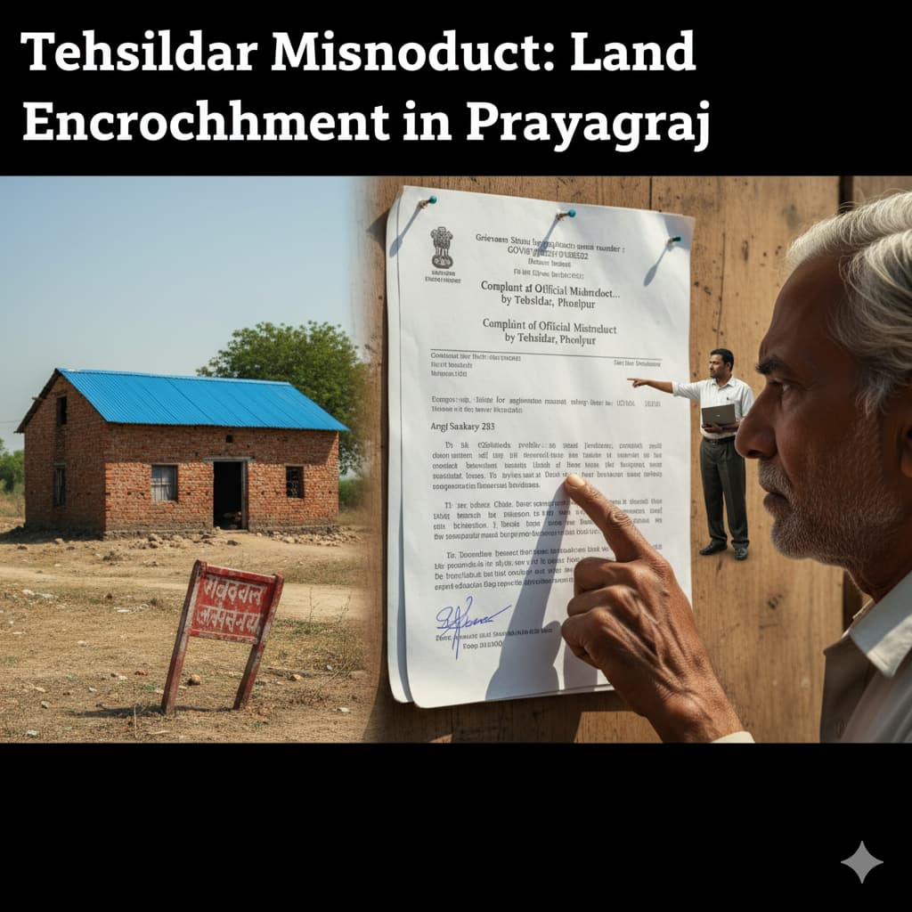 Tehsildar Misconduct: Land Encroachment in Prayagraj