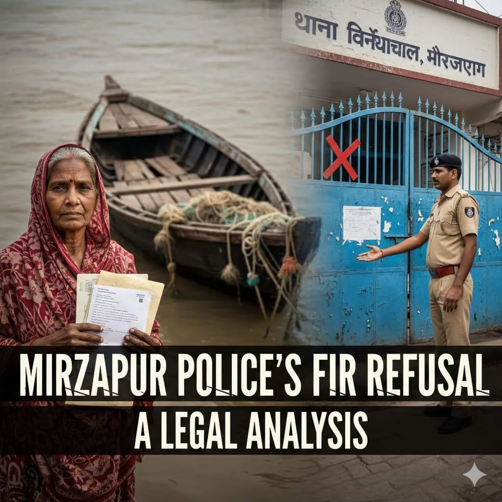 Mirzapur Police’s FIR Refusal: A Legal Analysis