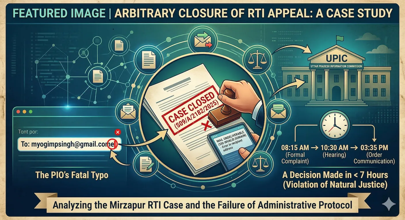 Arbitrary Closure of RTI Appeal: A Case Study