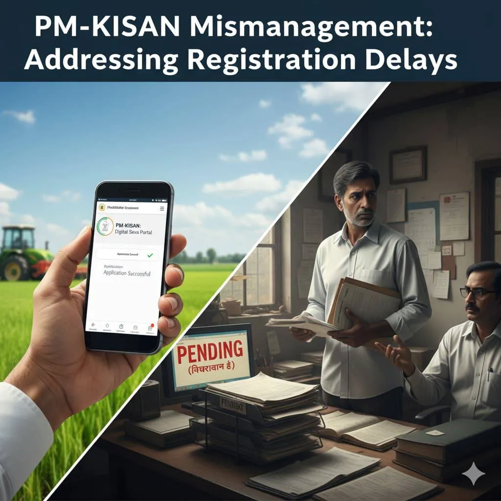 PM-KISAN Mismanagement: Addressing Registration Delays