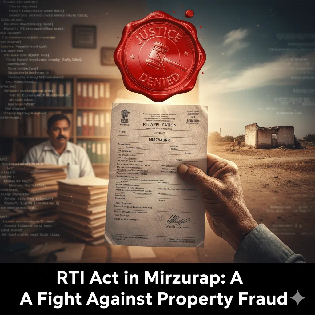 RTI Act in Mirzapur: A Fight Against Property Fraud