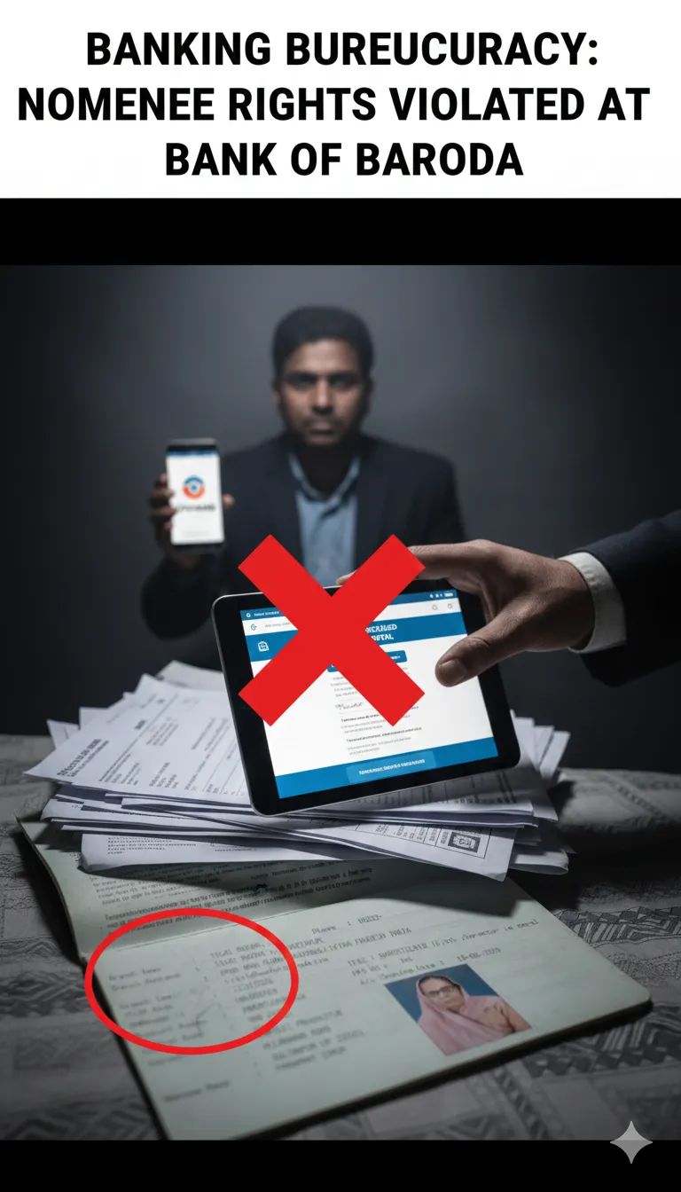 Banking Bureaucracy: Nominee Rights Violated at Bank of Baroda