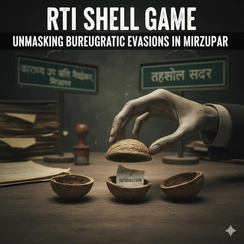 RTI Shell Game: Unmasking Bureaucratic Evasions in Mirzapur
