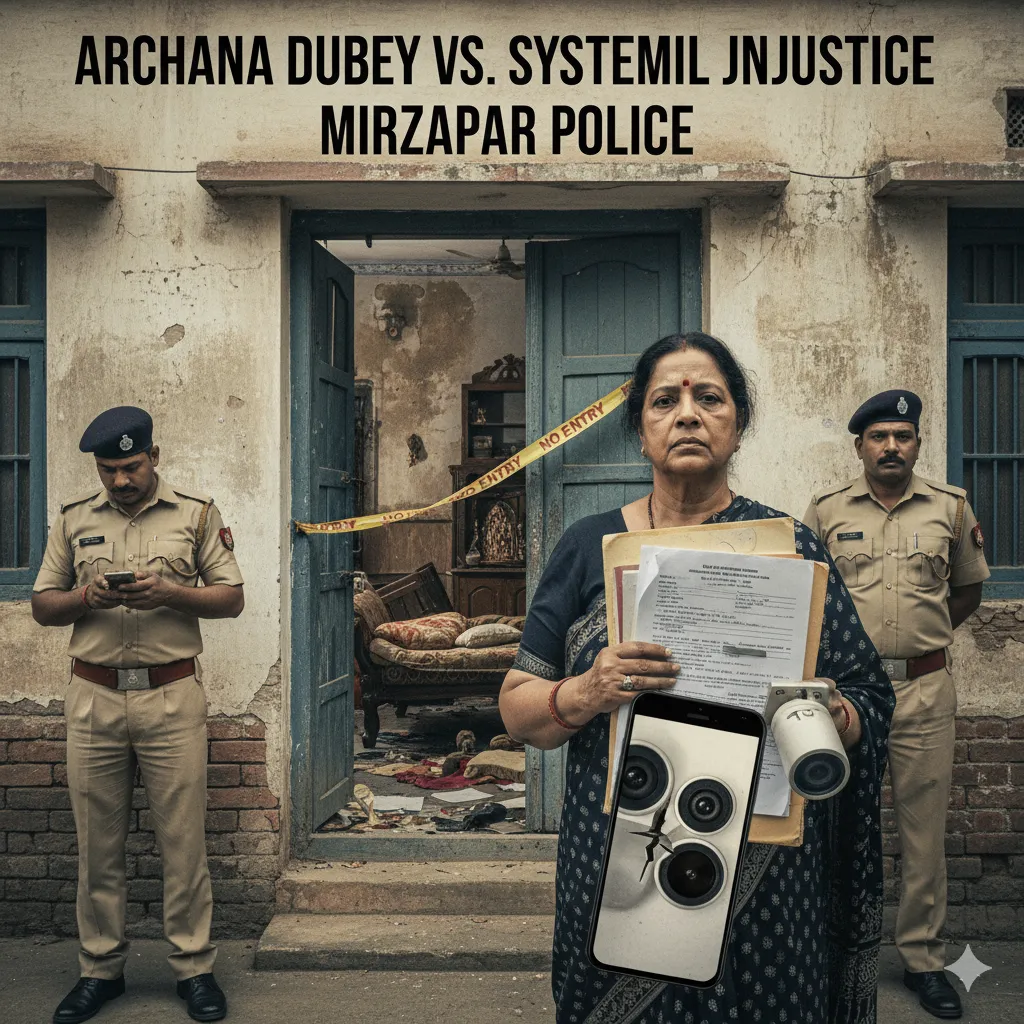 Archana Dubey vs. Systemic Injustice:Mirzapur police