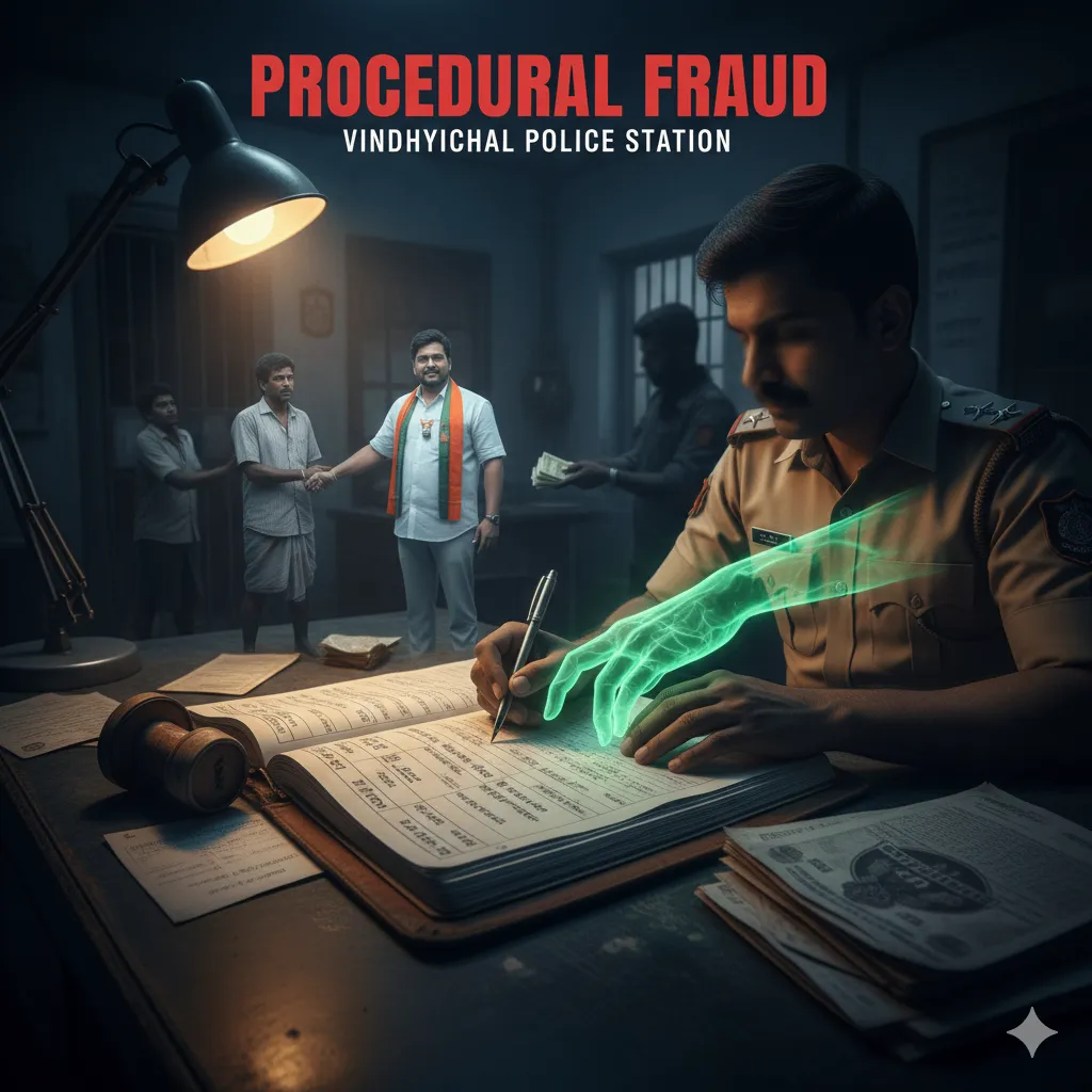 Procedural fraud in Vindhyachal police station