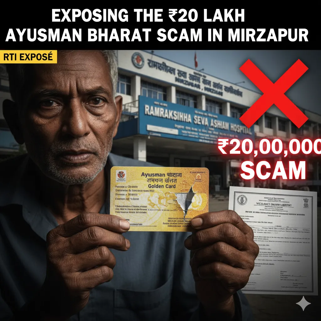 Exposing the ₹20 Lakh Ayushman Bharat Scam in Mirzapur
