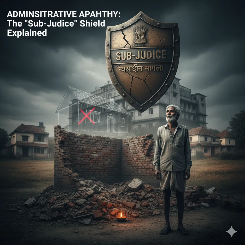 Administrative Apathy: The ‘Sub-Judice’ Shield Explained