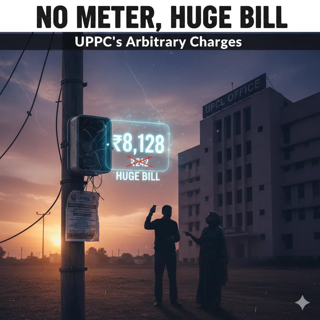 No installation of metres by UPPCL : issuing huge bills