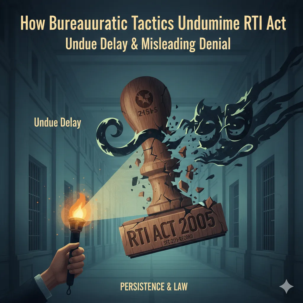 How Bureaucratic Tactics Undermine RTI Act