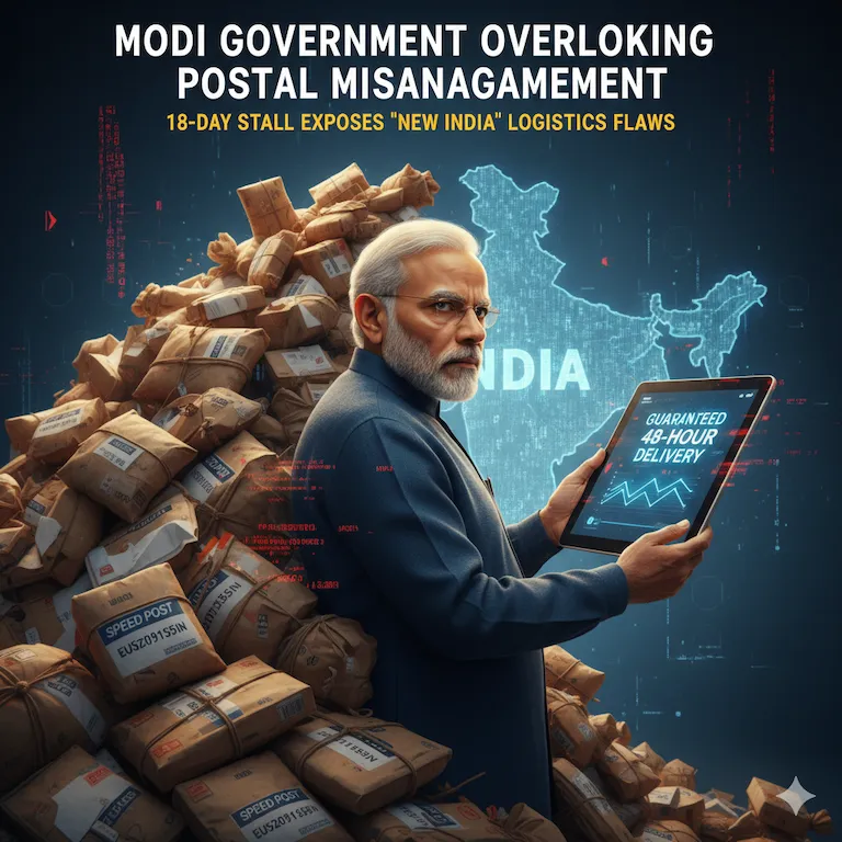 Modi Government is overlooking postal Mismanagement