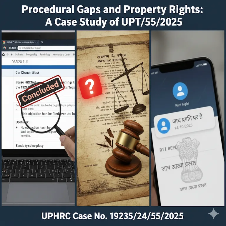 Procedural Gaps and Property Rights: A Case Study of UPHRC