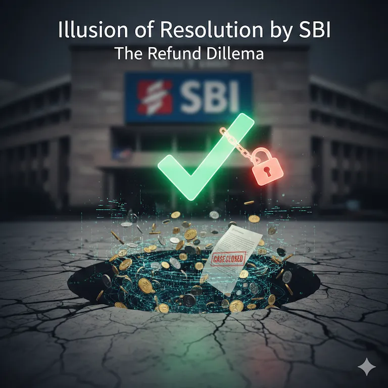 Illusion of Resolution by SBI: The Refund Dilemma