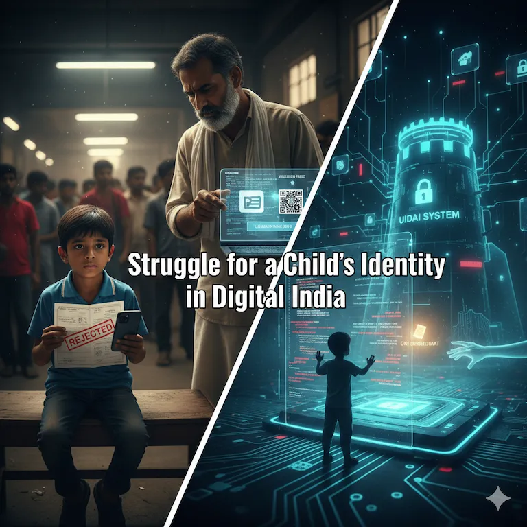 Struggle for a Child Identity in Digital India