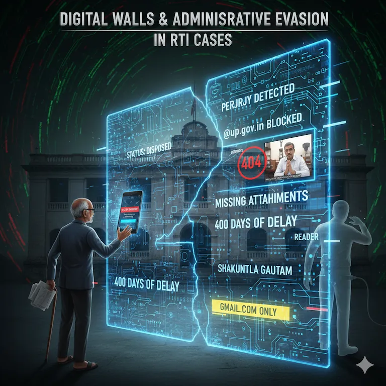 Digital Walls & Administrative Evasion in RTI Cases